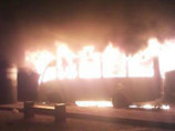 В Омске от искры в аккумуляторе сгорели 17 автобусов