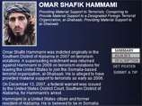 Омар Шафик Хаммами вырос в Алабаме, и он представляет угрозу потому, что записывает джихадский рэп, который может сподвигнуть англоязычную молодежь вступить в ряды террористов
