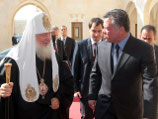 Патриарх Московский и всея Руси Кирилл, совершающий паломнический визит на Святую землю, встретился в Аммане с королем Иордании Абдаллой II Патриарх Московский и всея Руси Кирилл, совершающий паломнический визит на Святую землю, встретился в Аммане с королем Иордании Абдаллой II