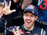 Себастьян Феттель третий год подряд выиграл чемпионат "Формулы-1"