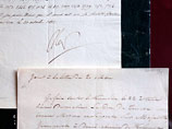 Уникальный документ времен войны 1812 года - письмо Наполеона Бонапарта, в котором он сообщает о решении подорвать Московский Кремль, - продано на аукционе в городе Фонтенбло под Парижем
