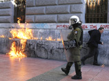 Столкновения произошли в ходе демонстраций в память о подростке, которого застрелил полицейский 6 декабря 2008 года в центре Афин