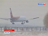 В аэропорту Красноярска в 10:35 мск. благополучно приземлился Boeing-767 авиакомпании "Северный ветер"