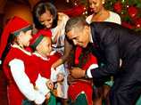 Обама спел на рождественском благотворительном концерте 
