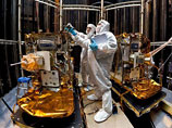 Два зонда NASA, изучив строение Луны, разбились о ее поверхность Два зонда NASA, изучив строение Луны, разбились о ее поверхность