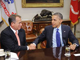 Президент США Барак Обама и глава палаты представителей республиканец Джон Бейнер близки к соглашению, которое позволит избежать "фискального обрыва"