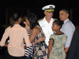 Обама встретил Рождество, как обычно, на Гавайях