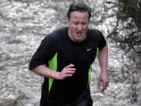 Глава британского правительства Дэвид Кэмерон принял участие в благотворительном забеге Great Brook Run через графства Чадлингтон и Оксфордшир в Англии
