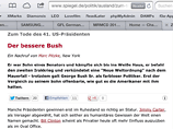 Spiegel по ошибке опубликовал некролог Буша-старшего - "бесцветного политика"