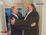 Президент России Владимир Путин встретился с французским актером Жераром Депардье, которому было предоставлено российское гражданство