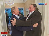Путин встретился в Сочи с Депардье, тот получил российский паспорт Путин встретился в Сочи с Депардье, тот получил российский паспорт