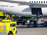 В аэропорту Бостона загорелся "самолет мечты" (ВИДЕО) 