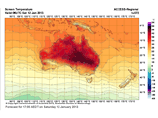На Австралию обрушились небывалая жара и пожары: на картах пришлось вводить новый цвет