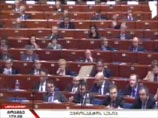На открытии сессии ПАСЕ делегация России сорвала "триумф" Саакашвили На открытии сессии ПАСЕ делегация России сорвала "триумф" Саакашвили