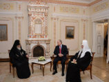 Путин встретился с грузинским патриархом