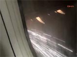 В Турции сняли на ВИДЕО посадку самолета, загоревшегося от удара молнии