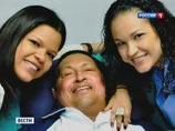По официальному сообщению венесуэльских властей, президент Уго Чавес в настоящее время не может говорить из-за последствий лечения. Однако на фотографии он улыбается, а одна из его дочерей держит в руке вчерашний экземпляр кубинской газеты Granma