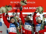 Россиянки заняли четвертое место в эстафете на чемпионате мира по биатлону Россиянки заняли четвертое место в эстафете на чемпионате мира по биатлону