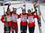 Мужская сборная Норвегии выиграла эстафетную гонку на чемпионате мира по биатлону, который завершается в чешском в Нове-Место