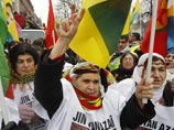 Десятки тысяч курдов в Страсбурге потребовали освободить Оджалана
