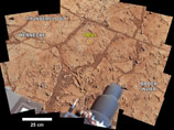 В начале февраля аппарат, работающий на поверхности Марса с августа 2012 года, пробурил установленным на его манипуляторе миниатюрным буром два отверстия в плоском камне, получившем название "Джон Кляйн" (John Klein)