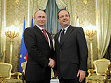 Франсуа Олланд в начале российско-французских переговоров поблагодарил президента России Владимира Путина за то, что Москва "с первых дней поддержала военные действия в Мали"