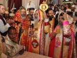 В торжествах приняли участие делегации от коптской, армянской и восточных православных Церквей, а также представители Римско-католической и Англиканской Церквей