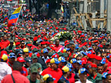 Прощание с Чавесом: катафалк окружили десятки тысяч плачущих венесуэльцев