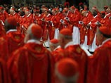 Высшие иерархи Католической церкви в полном составе совершили сегодня в соборе Святого Петра особую мессу за успех конклава - тайных выборов Папы Римского Высшие иерархи Католической церкви в полном составе совершили сегодня в соборе Святого Петра особую мессу за успех конклава - тайных выборов Папы Римского