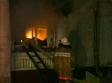 Крупный пожар произошел на складе в Москве