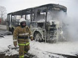 В Свердловской области загорелся автобус с пассажирами