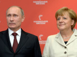 Путин и Меркель открыли в Ганновере промышленную ярмарку