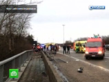 Водитель разбившегося сегодня рано утром близ Антверпена туристического автобуса с детьми из России мог заснуть за рулем