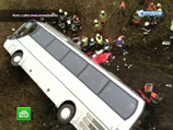 Водитель разбившегося автобуса с детьми из России заснул за рулем, сообщила полиция Водитель разбившегося автобуса с детьми из России заснул за рулем, сообщила полиция