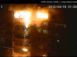 Пожар в доме номер 25/24 по Широкой улице на северо-востоке Москвы, в районе Медведково
