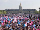 В воскресенье, накануне рассмотрения закона о легализации во Франции однополых браков нижней палатой парламента, тысячи противников этого нововведения вновь вышли на улицы Парижа В воскресенье, накануне рассмотрения закона о легализации во Франции однополых браков нижней палатой парламента, тысячи противников этого нововведения вновь вышли на улицы Парижа