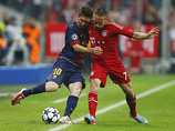 Футболисты немецкой "Баварии" во вторник в Мюнхене нанесли сокрушительное поражение испанской "Барселоне" в первом полуфинальном матче Лиги чемпионов УЕФА выиграв со счетом 4:0