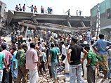 Восьмиэтажное здание обвалилось в городе Дакка, столице Бангладеш