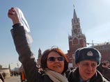 На Красной площади задержали 27 гуляющих "белоленточников"
