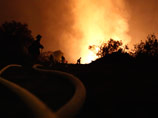 Из-за лесных пожаров в Калифорнии эвакуирована военная база