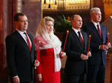 Российские руководители продолжили традицию, встретив Пасху в храме
