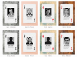 На каждой карте размещены портреты наиболее ярких представителей российской организованной преступности, полагают авторы проекта