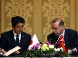 Реджеп Тайип Эрдоган и Синдзо Абэ подписали соглашение о строительстве АЭС, 3 мая 2013 года