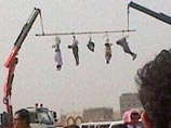 В Саудовской Аравии казнили 5 граждан Йемена, а трупы вывесили на автокранах рядом с университетом В Саудовской Аравии казнили 5 граждан Йемена, а трупы вывесили на автокранах рядом с университетом