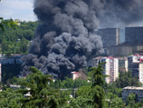 Масштабный пожар случился в общежитии в центре столицы зимней Олимпиады-2013 городе Сочи