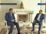 "Выходных не бывает": Путин принял в Сочи впечатленного строительством Януковича "Выходных не бывает": Путин принял в Сочи впечатленного строительством Януковича