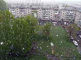 В Кемерово выпал снег, на термометрах было ниже нуля