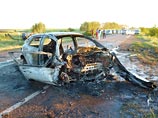 Два автомобиля столкнулись на трассе в Оренбургской области в субботу вечером. В результате начался пожар, семь человек сгорели заживо