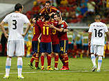 Футболисты сборной Испании нанесли поражение команде Уругвая в матче Кубка Конфедераций