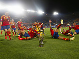 Молодые испанские футболисты защитили титул чемпионов Европы